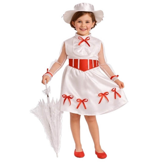 Kindermädchen Poppins Magic Kostüm für Mädchen