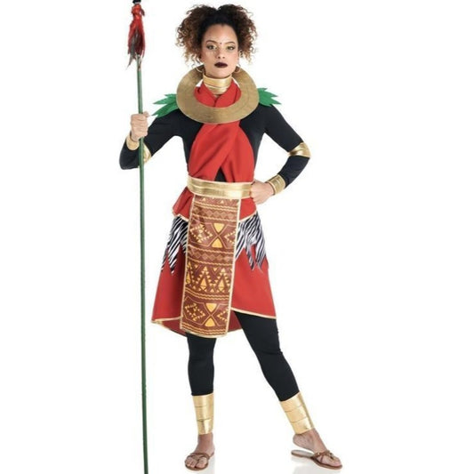 Afrikanisches Massai Kostüm für Damen