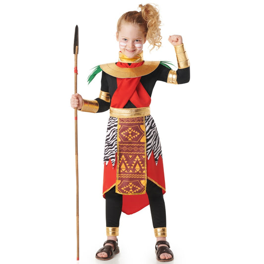 Afrikanisches Massai-Kostüm für Kinder