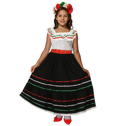 Mexikanisches Anaís-Kostüm für Mädchen