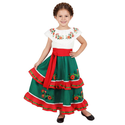 Mexikanerin Nayeli Kostüm für Mädchen
