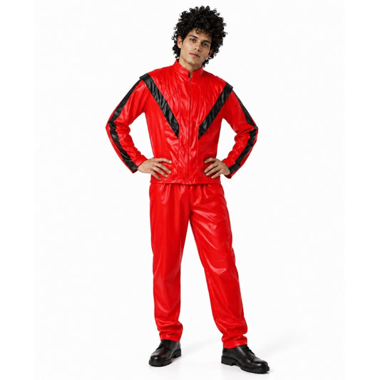 Michael Jackson Kostüm Rot für Herren