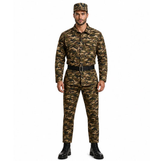 Camouflage-Soldatenkostüm für Erwachsene