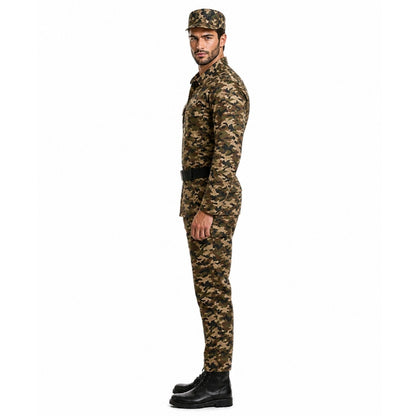 Camouflage-Soldatenkostüm für Erwachsene