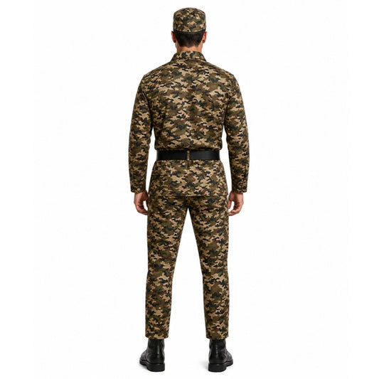 Camouflage-Soldatenkostüm für Erwachsene
