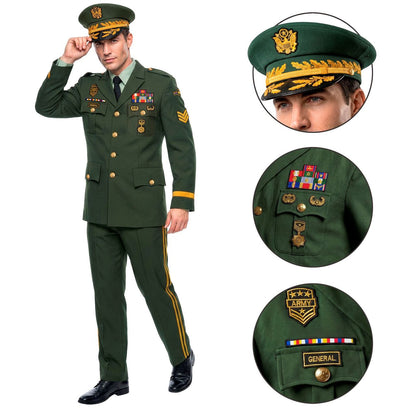 Militär-General-Gala-Kostüm für Herren