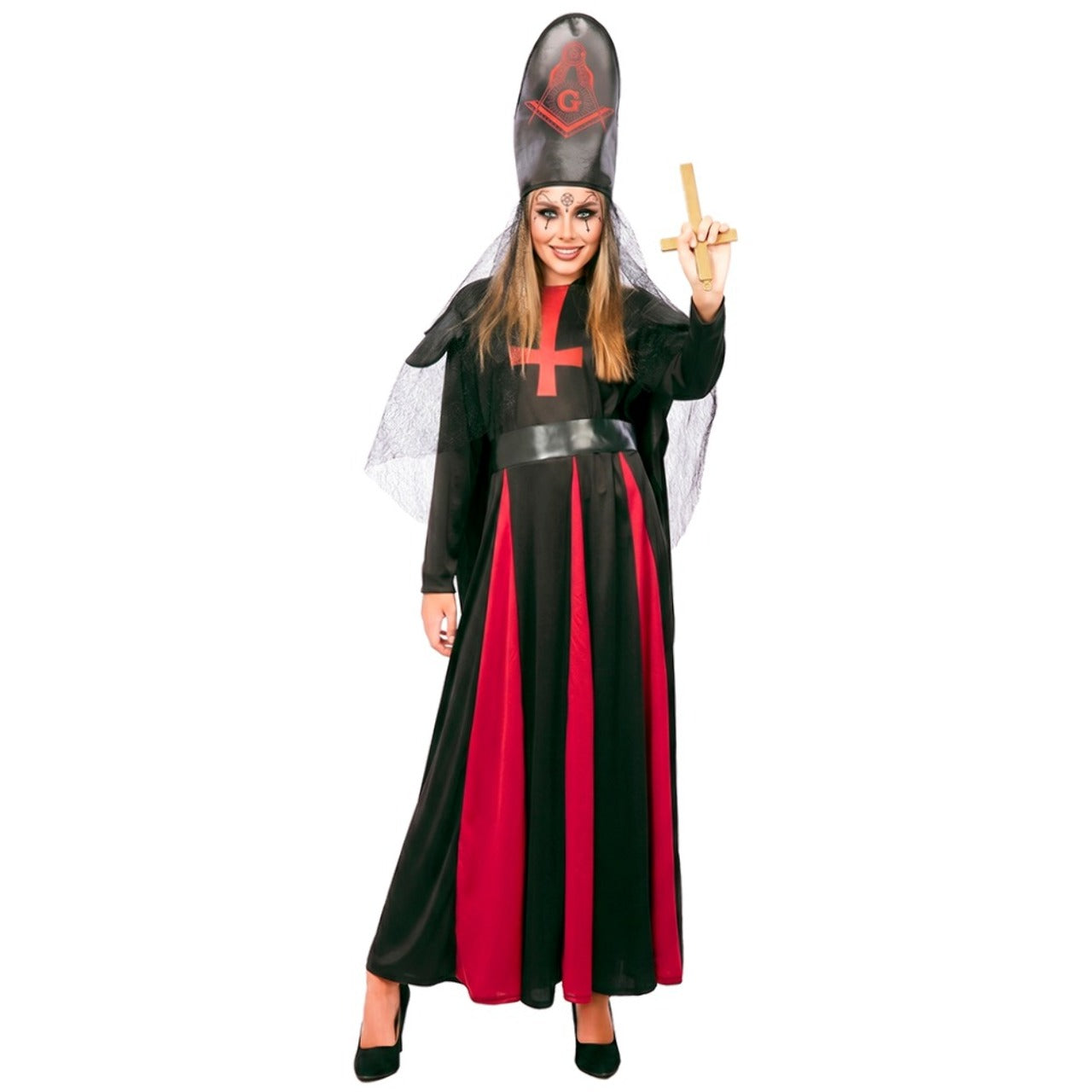 Teufelsnonnenkostüm für Damen