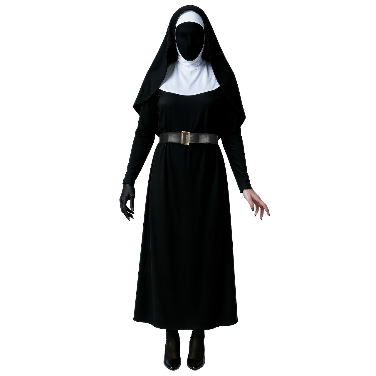 Böses Nonnen-Kostüm für Damen