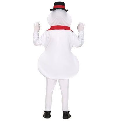 Weißes Schneemann-Kostüm für Kinder