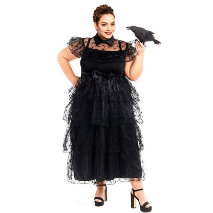 Gruseliges Mädchen-Party-Plus-Kostüm für Damen