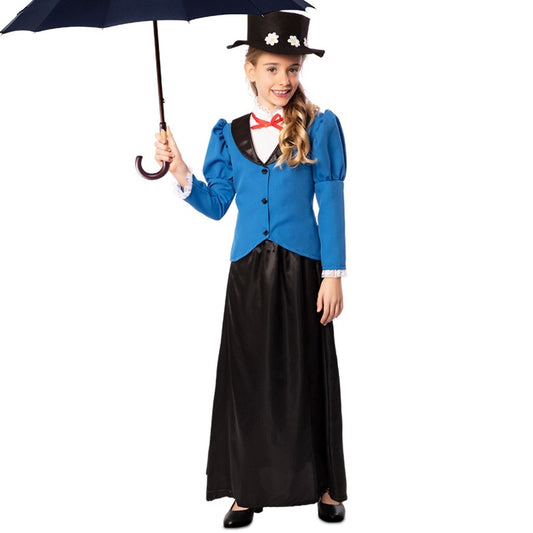 Nanny Poppins Kostüm für Mädchen