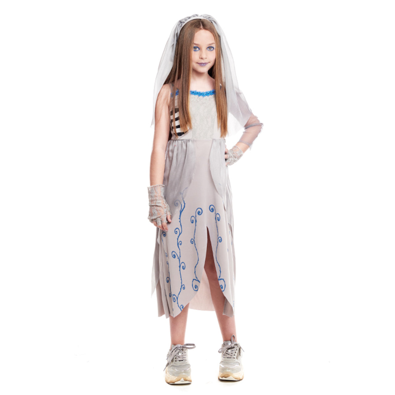 Corpse Bride Emily Eco-Brautkostüm für Mädchen
