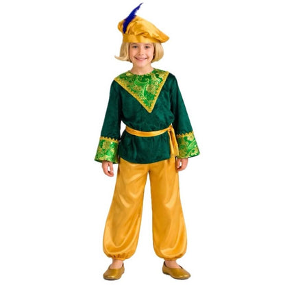 Page Caspar Grün Kostüm für Kinder