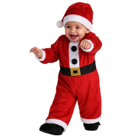 Weihnachtsmann-Kostüm Deluxe für Baby