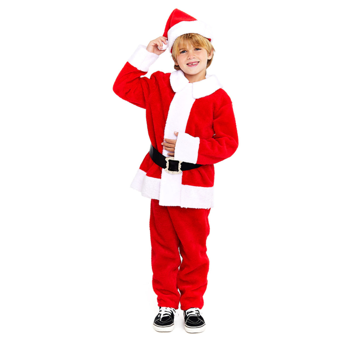 Premium-Weihnachtsmann-Kostüm für Jungen