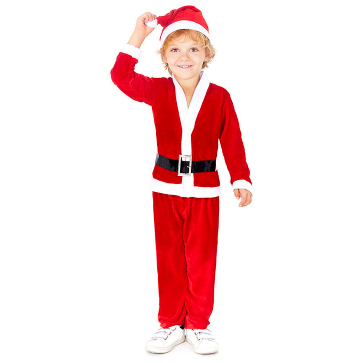 Rotes eco-Weihnachtsmann-Kostüm für Babys