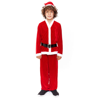 Rotes eco-Weihnachtsmann-Kostüm für Jungen