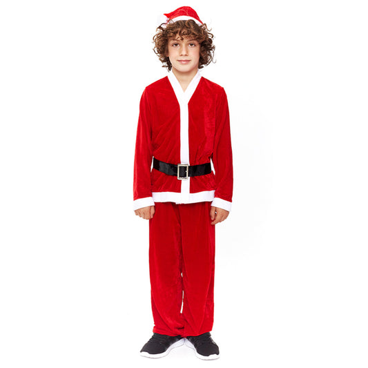 Rotes eco-Weihnachtsmann-Kostüm für Jungen