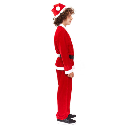 Rotes eco-Weihnachtsmann-Kostüm für Jungen