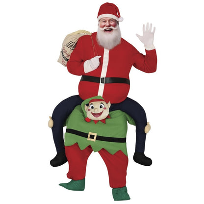 Papst-Weihnachtsmann-auf-Elf-Kostüm für Erwachsene