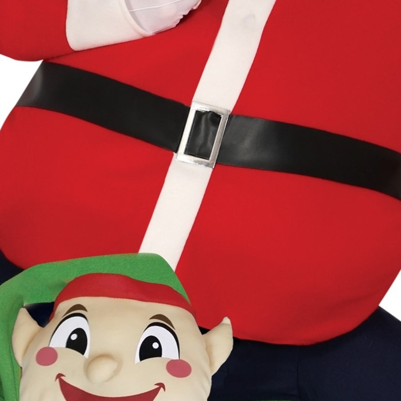 Papst-Weihnachtsmann-auf-Elf-Kostüm für Erwachsene