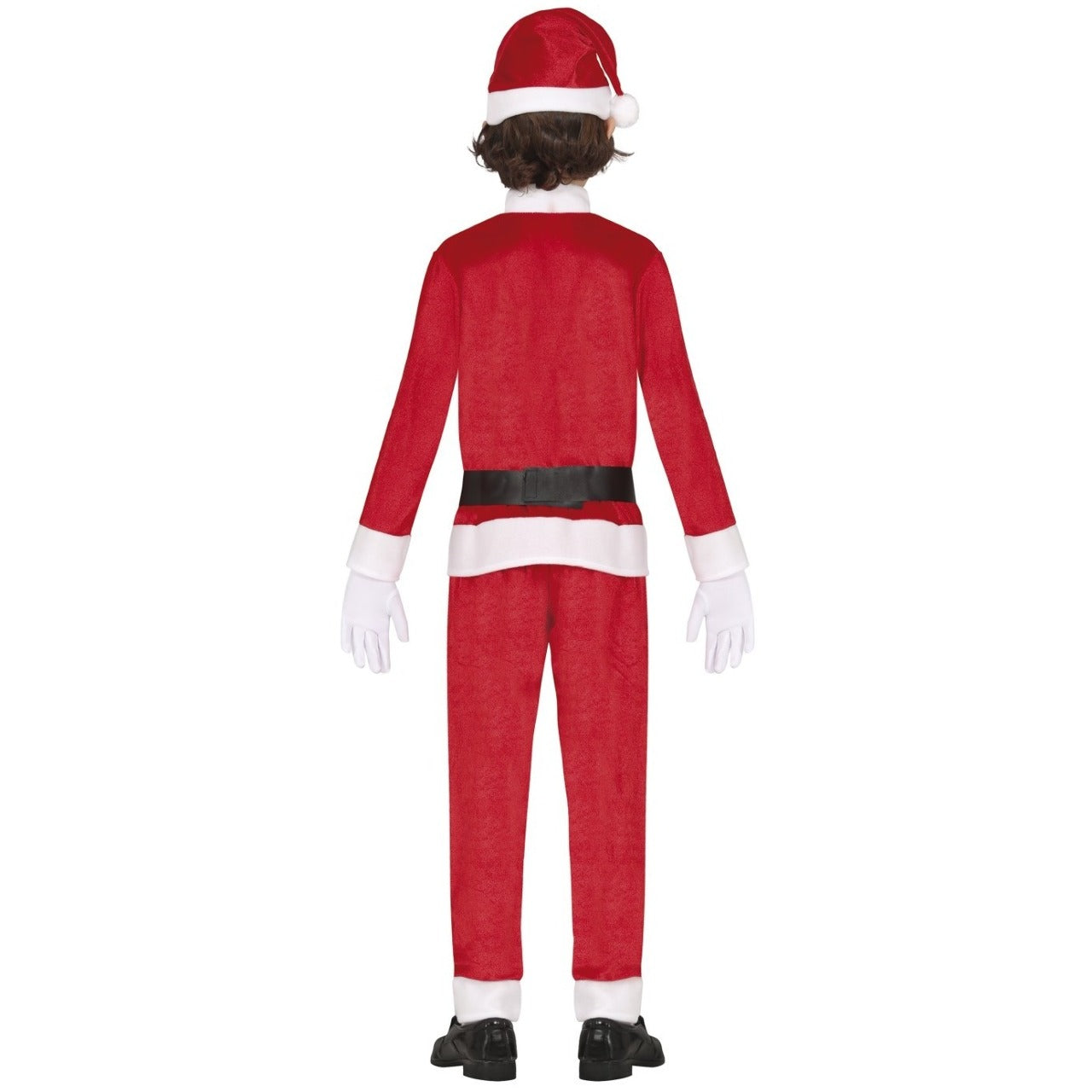 Weihnachtsmann Samt Kostüm für Jungen