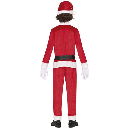 Weihnachtsmann Samt Kostüm für Jungen