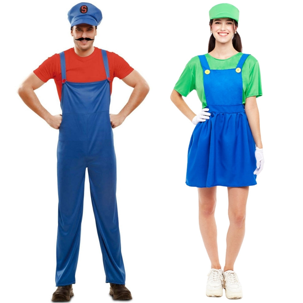 Videospiel Mario und Luigi Paarkostüme