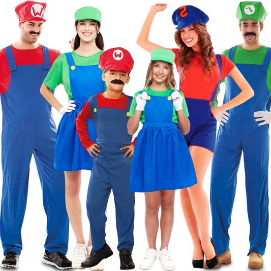 Super Mario und Luigi Bros Gruppenkostüme