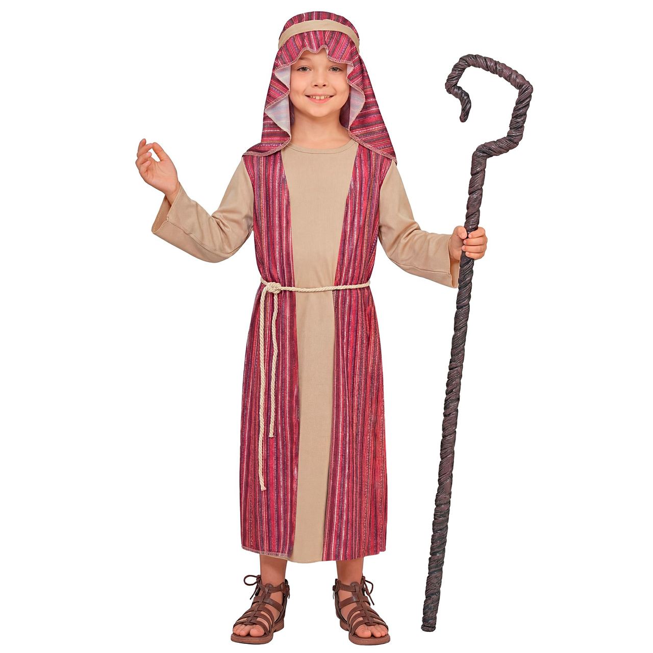 Lila Hebräischer Hirte-Kostüm für Kinder