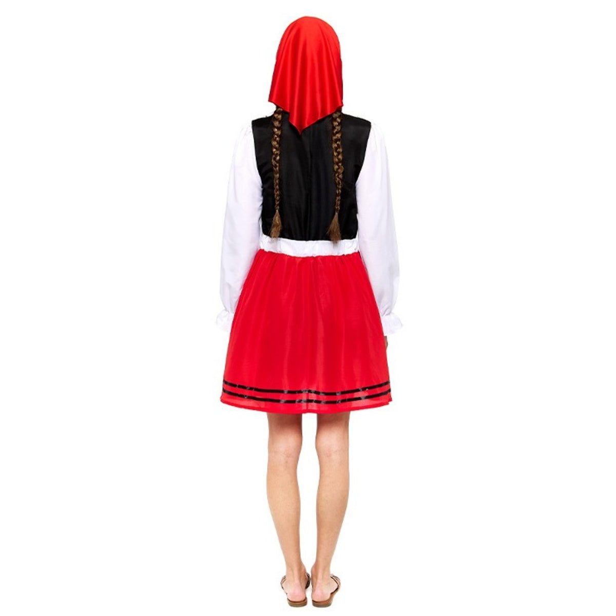 Galicische Schäferin-Rot-Kostüm für Damen