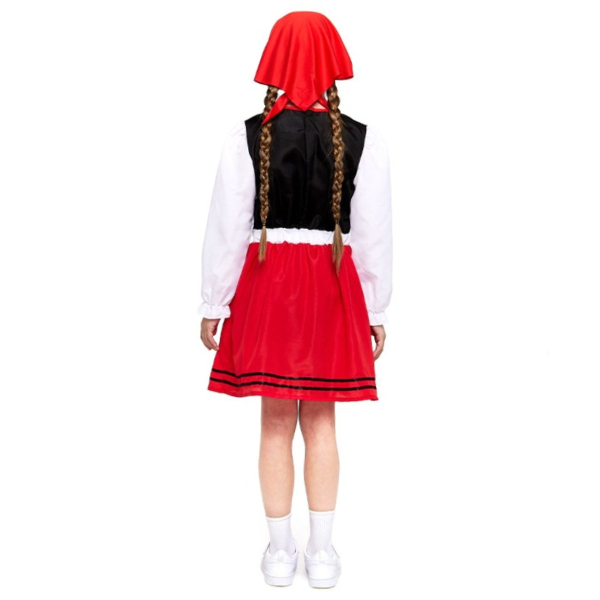 Galicische Schäferin-Rot-Kostüm für Mädchen
