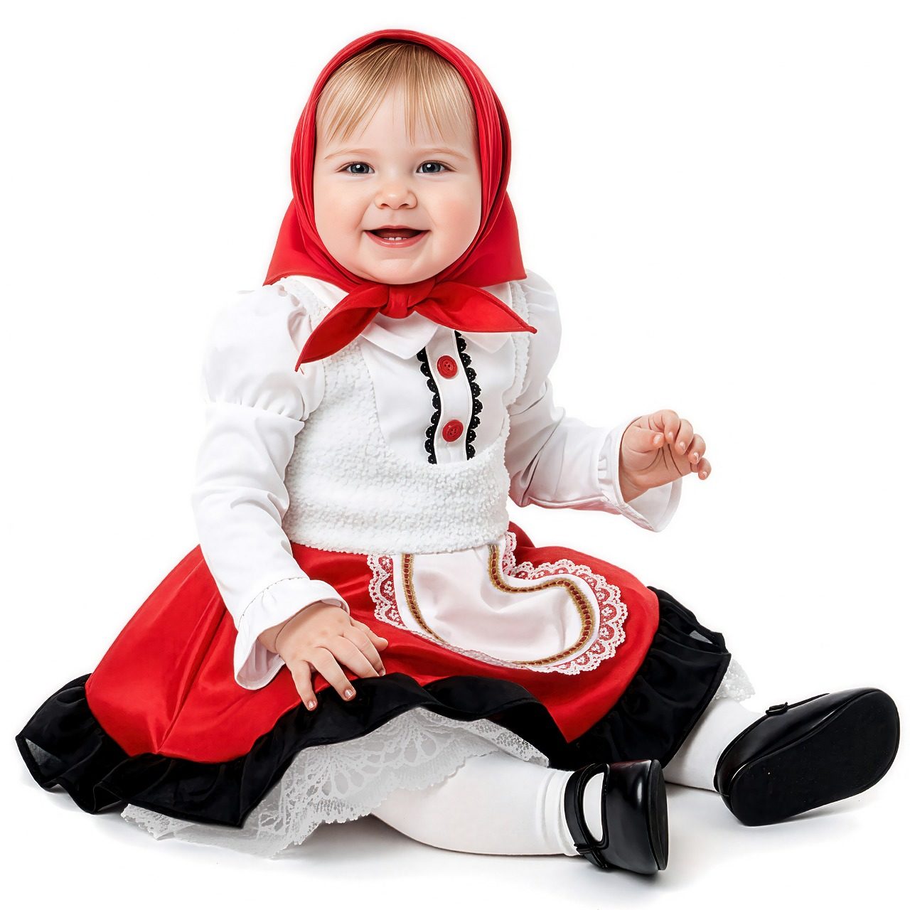 Traditionelles Schäferin Kostüm für Babys
