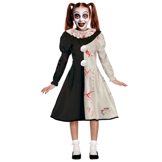 Terrifier Killerclown-Kostüm für Mädchen