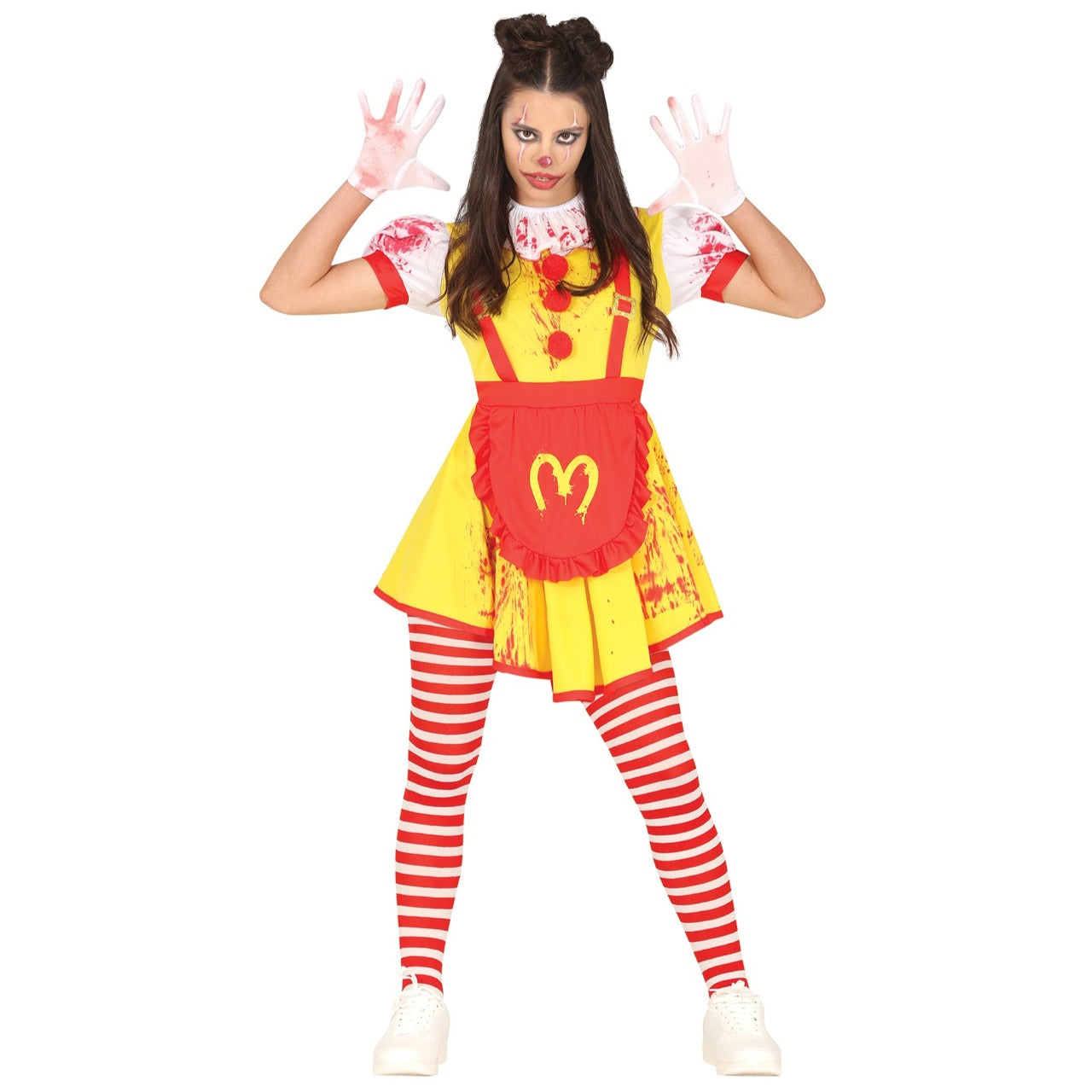 Burger-Clown-Kostüm für Teenager