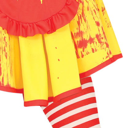 Burger-Clown-Kostüm für Teenager