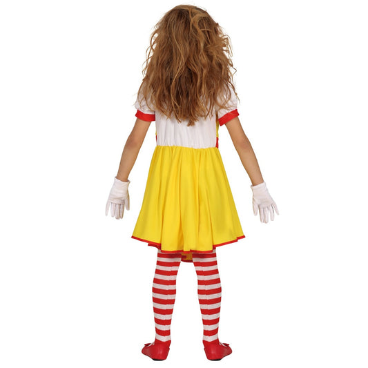 Burger-Clown-Kostüm für Mädchen