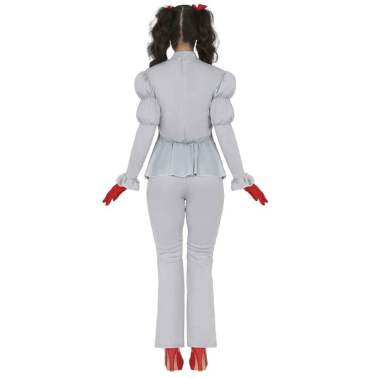 Blutige It-Clownfrau-Kostüm für Damen