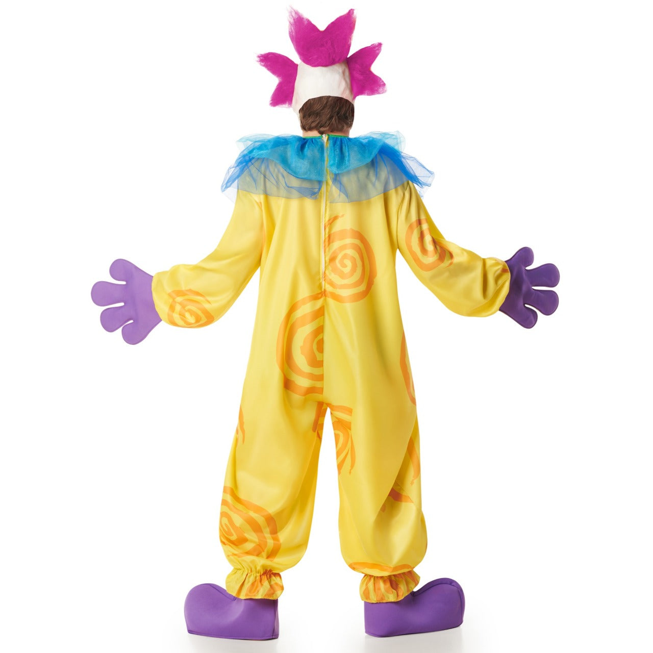 Gelbes Killerclown-Kostüm für Erwachsene