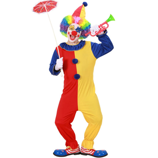 Zweifarbiges Clownkostüm für Kinder