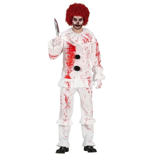 Blutiger Clown Kostüm für Erwachsene