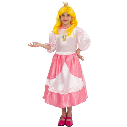 Prinzessin Peach Kostüm für Mädchen