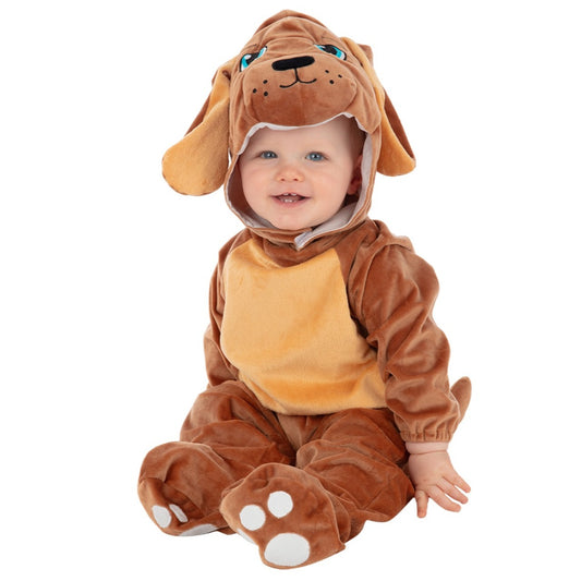 Braunes Hunde-Kostüm für Baby