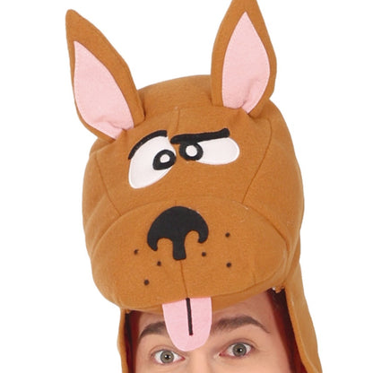 Brauner Scooby Hund Kostüm für Erwachsene