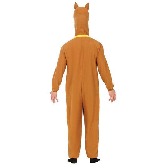 Brauner Scooby Hund Kostüm für Erwachsene
