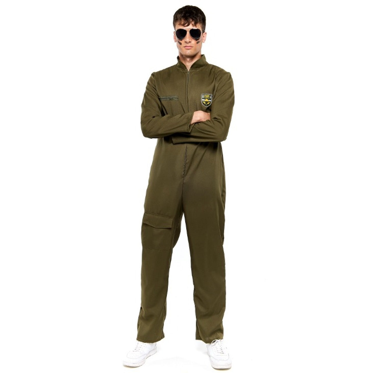 Kampfjet-Piloten-Eco-Kostüm für Erwachsene