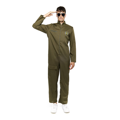 Kampfjet-Piloten-Eco-Kostüm für Erwachsene
