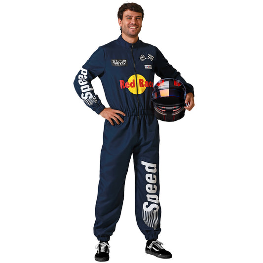 Formel-1-Piloten-Kostüm Blau für Erwachsene