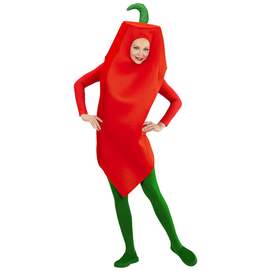 Scharfe Paprika-Kostüm für Erwachsene