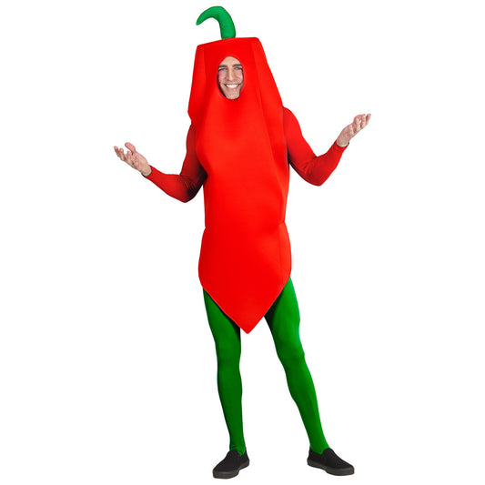 Scharfe Paprika-Kostüm für Erwachsene